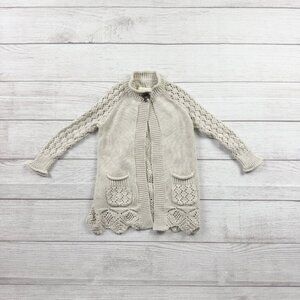 Persnickety Solid Knit Sweater Cardigan